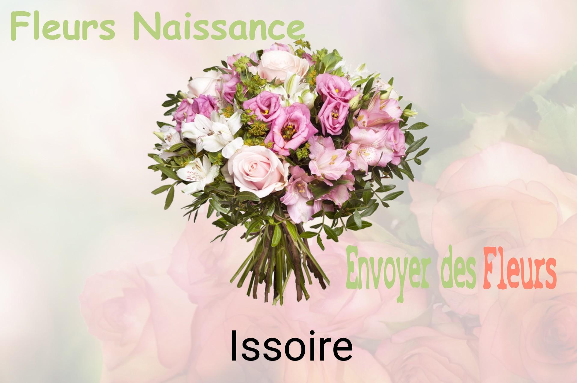 Bouquet de fleurs de naissance livré à Issoire